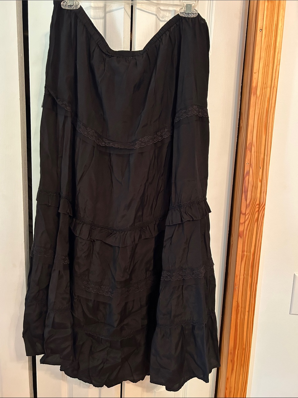 White Stag Black Maxi Skirt